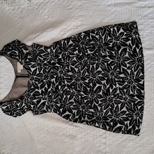 Michael Kors Floral Linen Dress with pockets